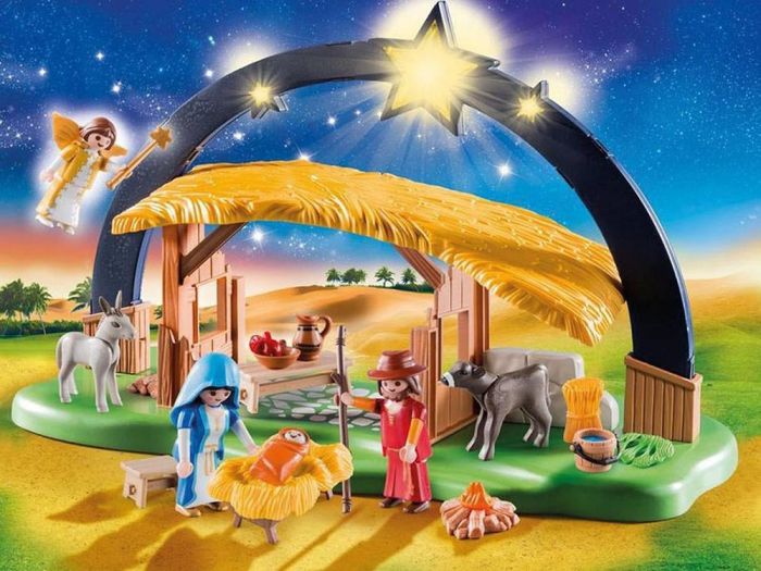 Playmobil 9494 Kerststal met heldere ster