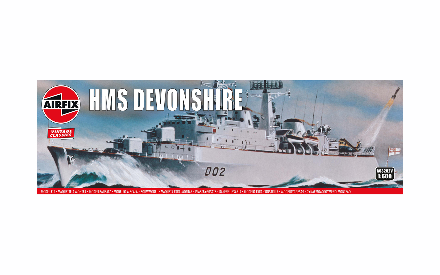 Airfix 03202 HMS Devonshire Vintage Classics