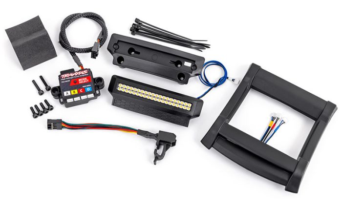 Traxxas 9690 Slegde Led Light kit complete with 6590 high-voltage power amplifier