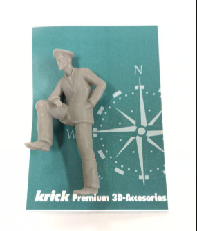 Krick 64171 Figur Kaptain aufgestutzt 3D Resin 1:25