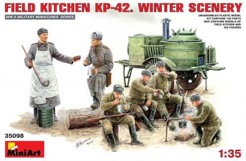 MiniArt 35098 Field kitchen kp-42 winter scenery