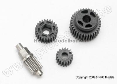 traxxas 7093 Gear set, transmission includes 18T