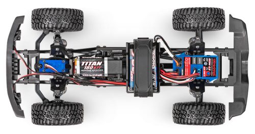 Traxxas 97074-1 TRX-4M Rood 1/18 Scale en Trail Crawler Ford Bronco 4WD Electrische Truck