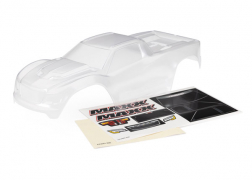 Traxxas 8918 Body, Maxx® (clear, requires painting)/ window masks/ decal sheet (fits Maxx® with extended chassis (352mm wheelbas