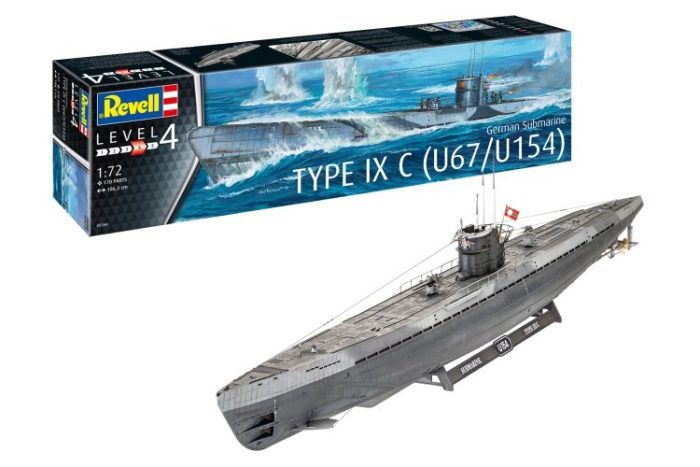 Revell 05166 German Submarine Type IX C U67