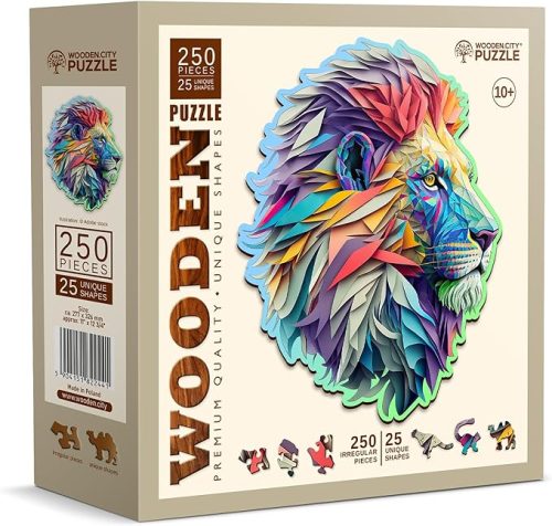 Wooden Puzzle Modern Lion (250 pcs)