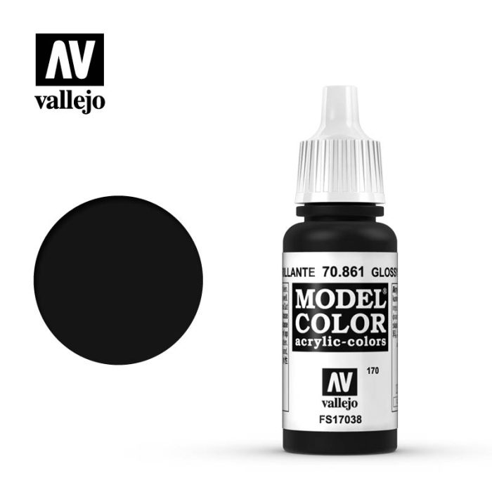 vallejo 70861 ( 170 ) Model Color Glossy Black