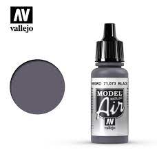 vallejo 71073 MODEL AIR BLACK METALL
