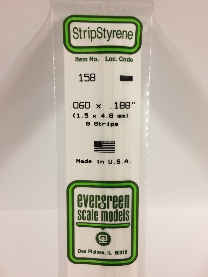 evergreen 158 strip 1.5x4.8