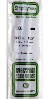 evergreen 166 strip 2x3.2