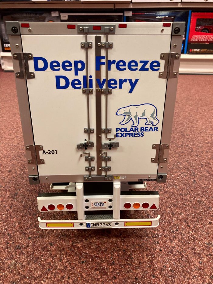 Gebruikte Tamiya 56319 deep freeze delivery trailer 3 assig met doos