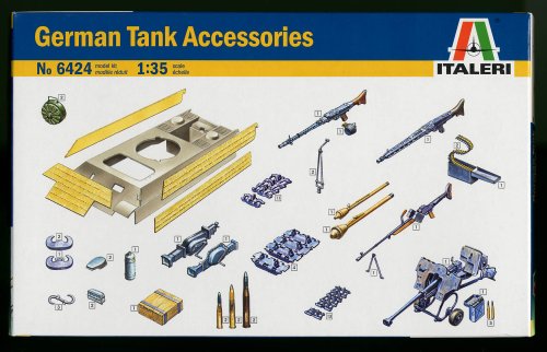 Italeri 6424 german tank accessories