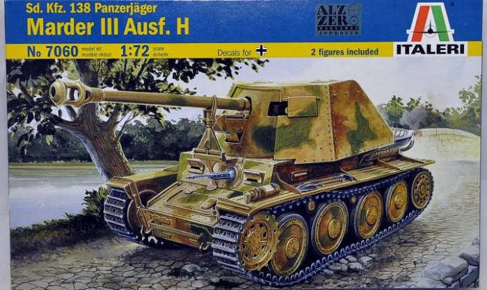 Italeri 7060 sd Kfz 138 Panzerjager marder III