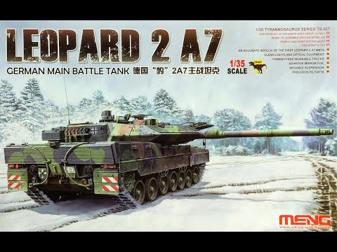 meng TS 027 german MAIN battle TANK Leopard 2a7