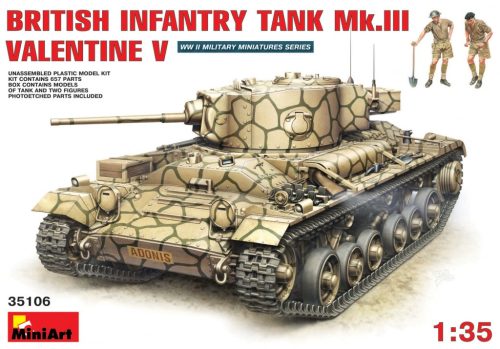 MiniArt 35106 British infantry tank Mk.lll