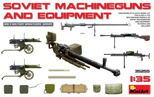 MiniArt 35255 soviet machineguns and equipment
