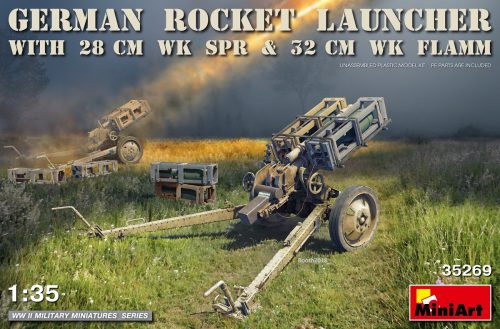 MiniArt 35269 german rocket launcher with 28/ cm wk spr&32 cm wk flamm