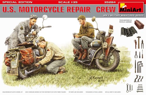 MiniArt 35284 U.S motorcycle repair crew
