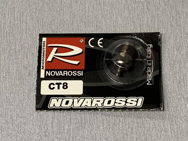 novarossi ct8 gloeiplug turbo temp 50 f/104 f voor 1/8 on road