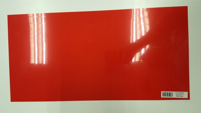 RCP-93022 Kunststof plaat rood transparant