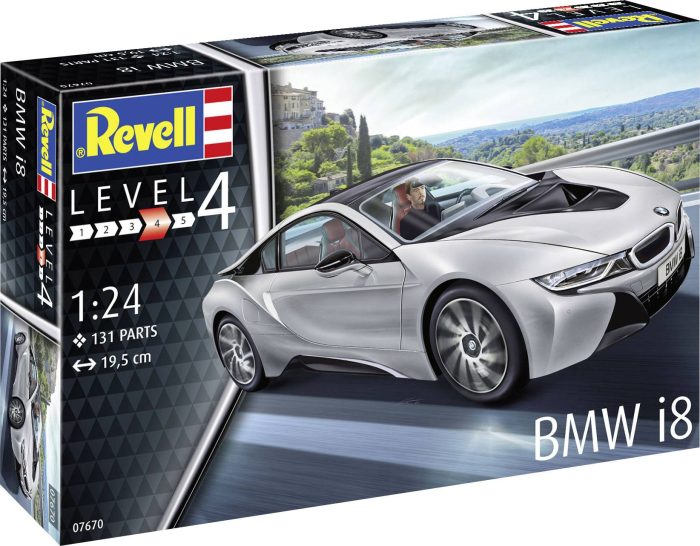 Revell 67670 BMW i8 incl lijm verf kwastje