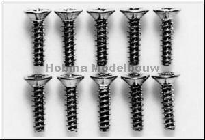 tamiya 50581 3 x 12 mm countersunk tapping screw ( 10 )