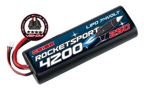 Team orion rocket sport 4200mah lipo 7,4v