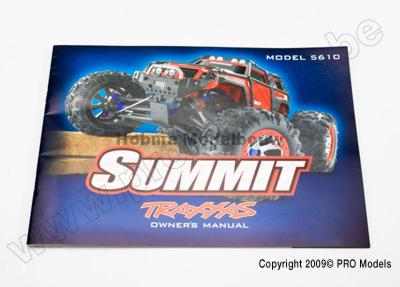 traxxas 5698 Owners manual, Summit
