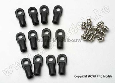 traxxas5347 Rod ends, Revo (large) with hollow bal