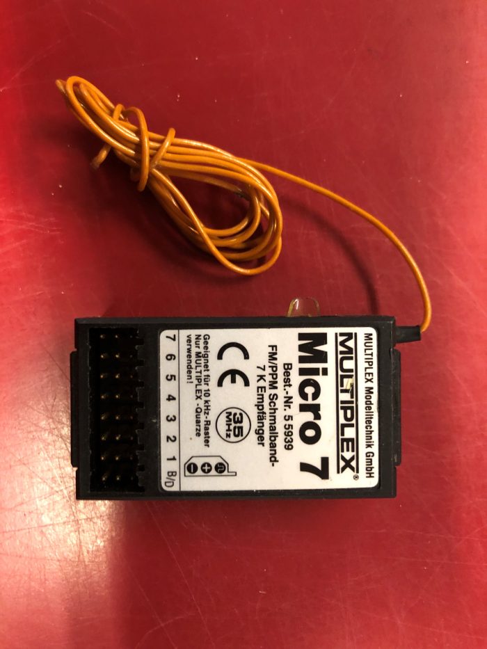 Tweedehands Multiplex comander mc 3030 met micro 7 ontvanger