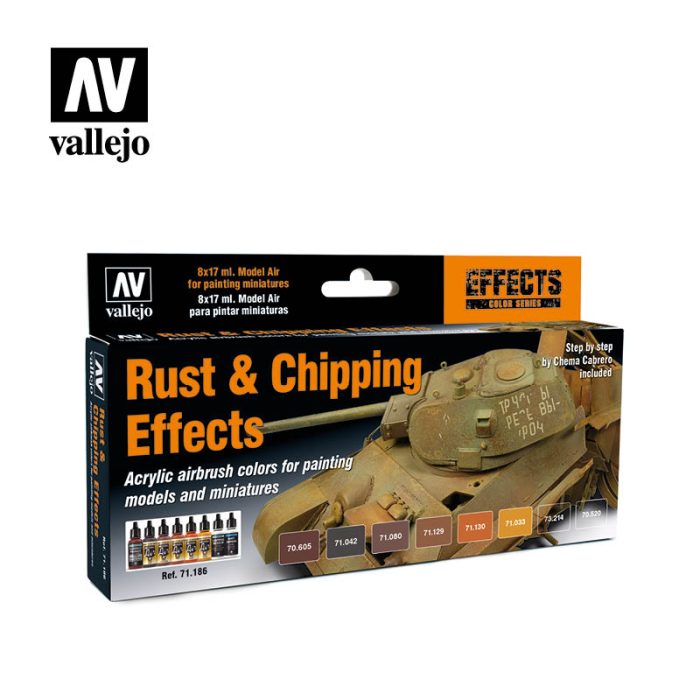 vallejo 71186 MODEL AIR Rust & Chipping Effects