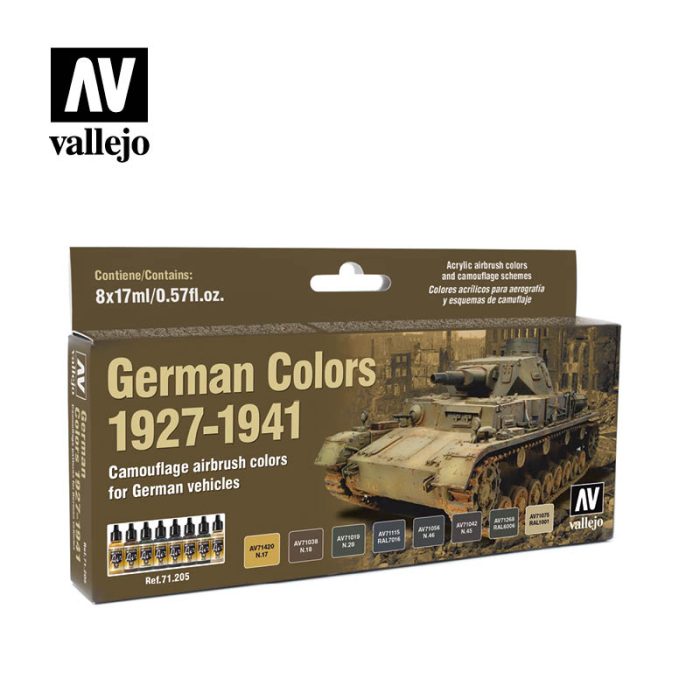 vallejo 71205 MODEL AIRGerman Colors 1927-1941