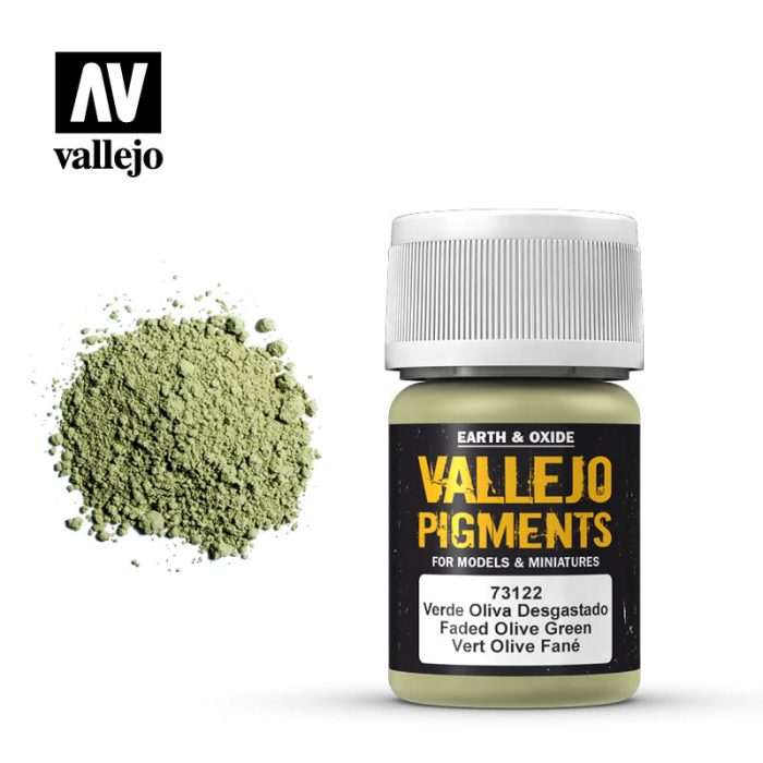 vallejo73122 PIGMENT FADED OLIVE GREEN