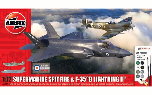 airfix 50190 Supermarine Spitfire & F-35 Lightning