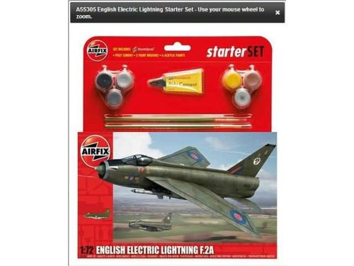 Airfix 55305 english electric lightning F2A
