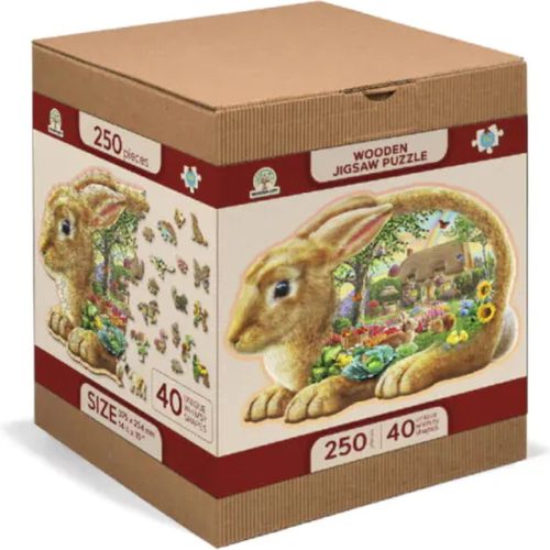 Wooden Puzzle tuin konijn 505 st